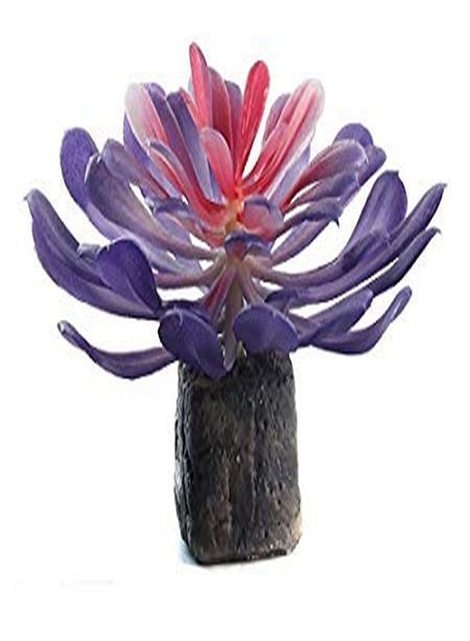 SRI Aquarium Decorative Artificial Plastic Plant with Resin Blue Crush Can Decorative Ornaments for Fish Tank - Image 2